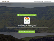 Tablet Screenshot of hotelmountview.co.in